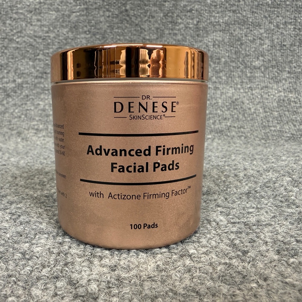 Dr. Denese SkinScience Advanced Firming Facial Pads 100 Count Rose Gold Jar